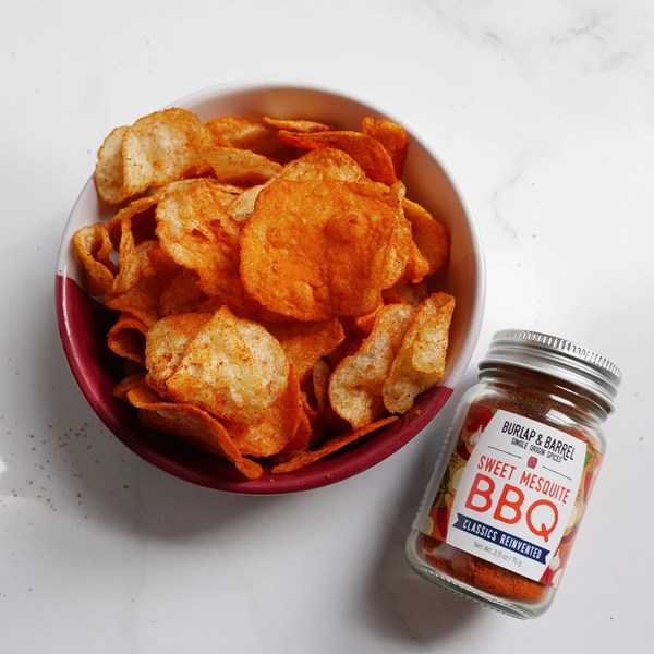 1-minute BBQ chips