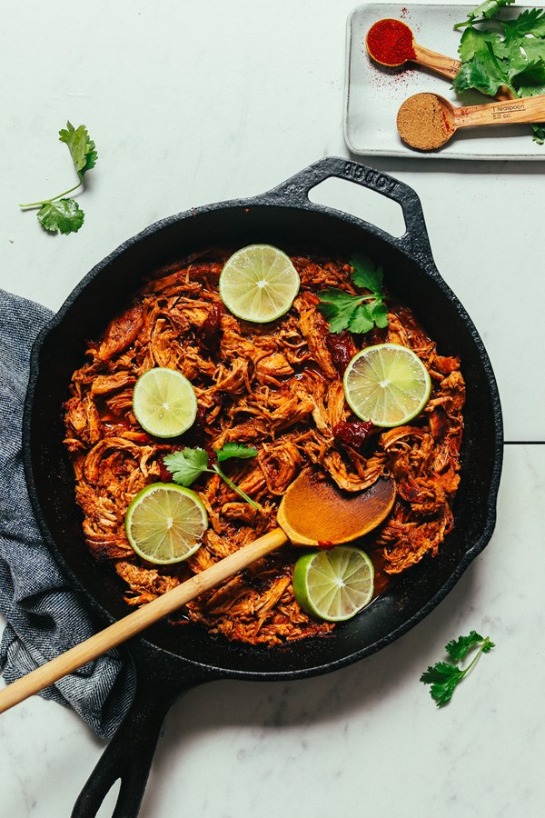 1-pan Mexican shredded chicken