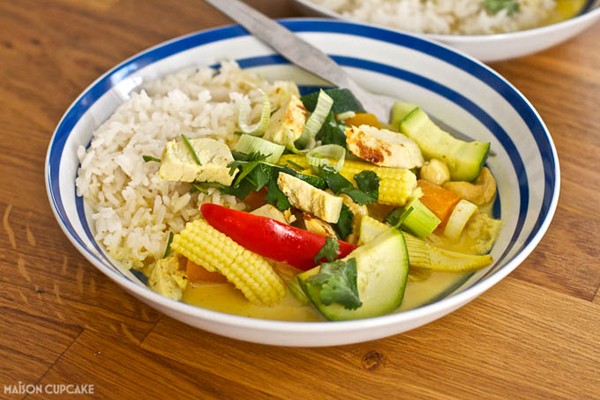 10 minute Thai turkey curry 