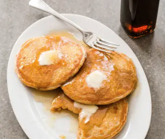 100 percent whole-wheat pancakes