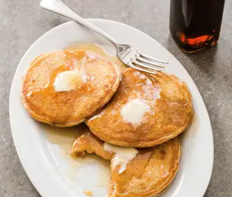 100 percent whole-wheat pancakes