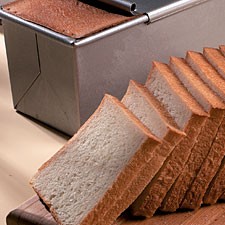 100% whole wheat pain de mie