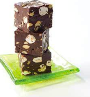 15-minute chocolate-walnut fudge