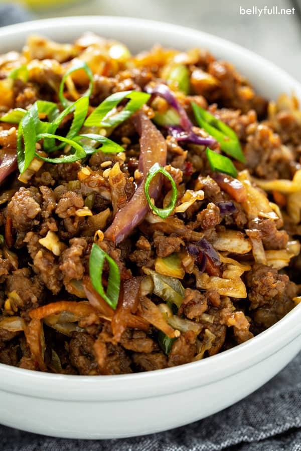 15 minute egg roll in a bowl