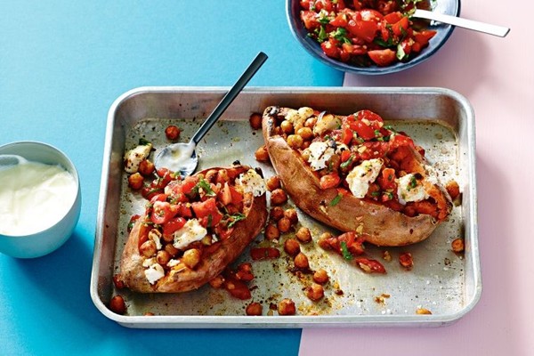 15-minute jacket sweet potatoes