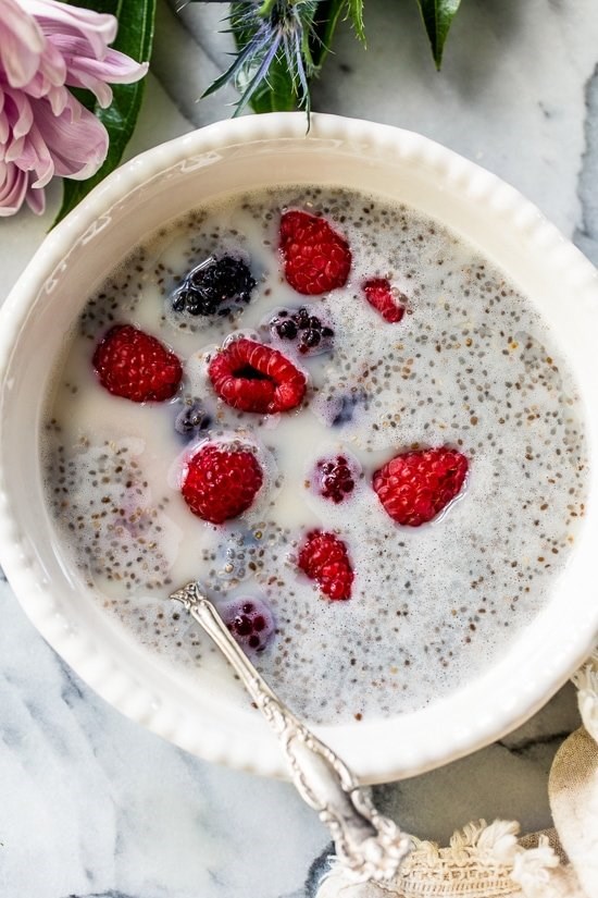 15-minute protein chia seed cereal 