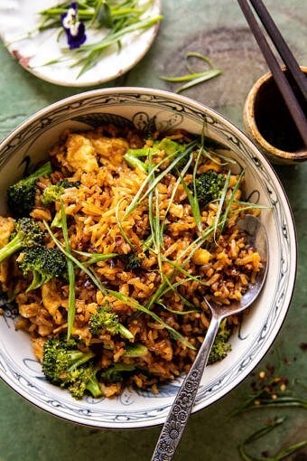 15 minute soy sauce butter fried rice