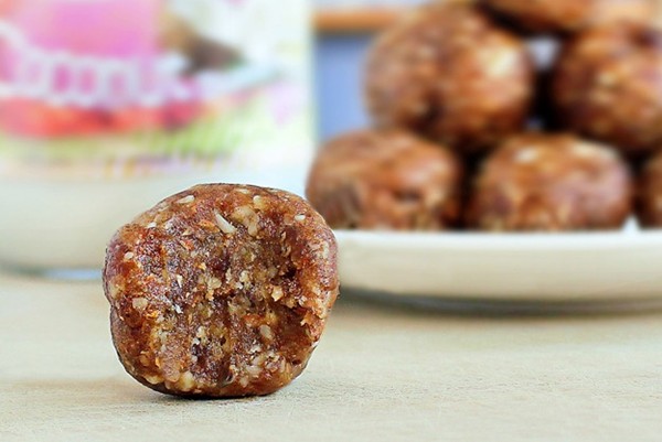 2 ingredient coconut cookie dough balls