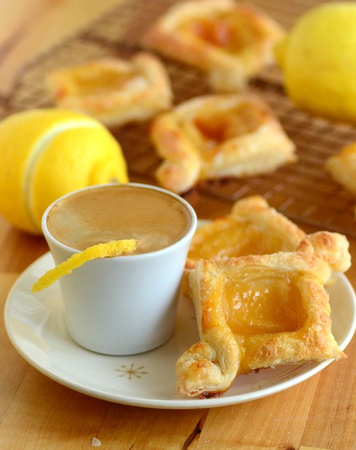 2-ingredient lemon curd Danishes