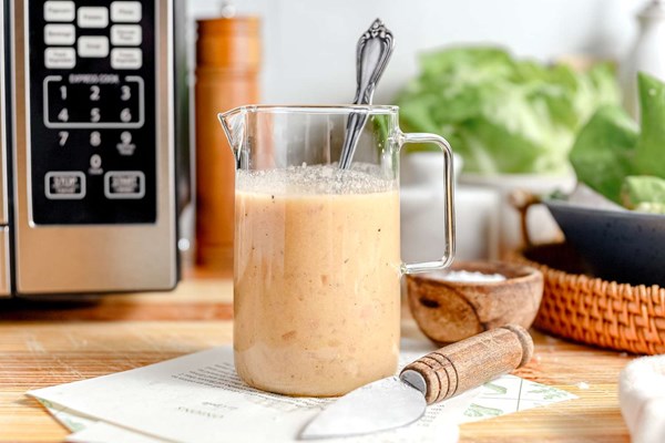 2-minute microwave dressing 
