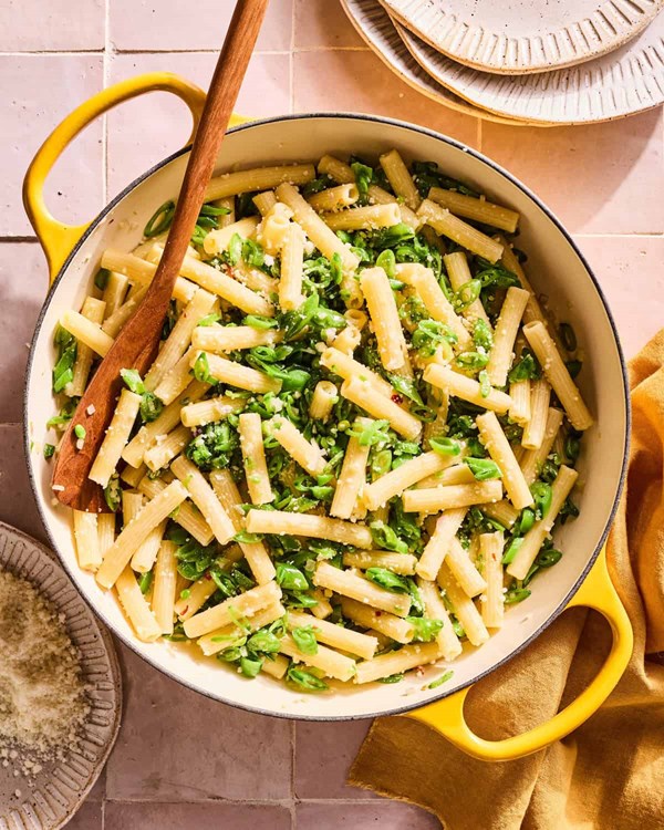 20 minute snap pea pasta
