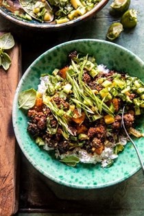 20 minute sticky ginger sesame pineapple beef