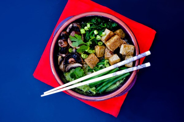 20 minute Thai green tofu bowl