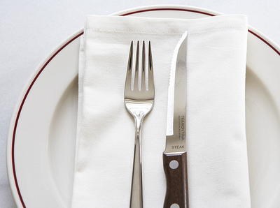 '21' Club's steak Diane