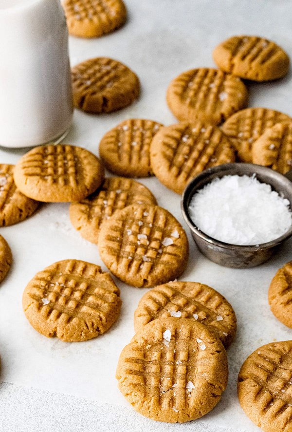 3 ingredient peanut butter cookies