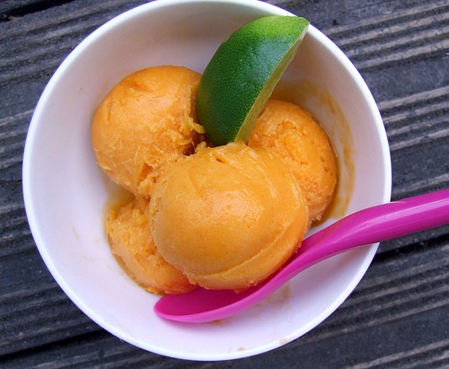 3 mango sorbet