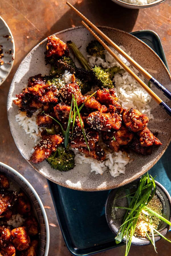 30 minute General Tso's chicken