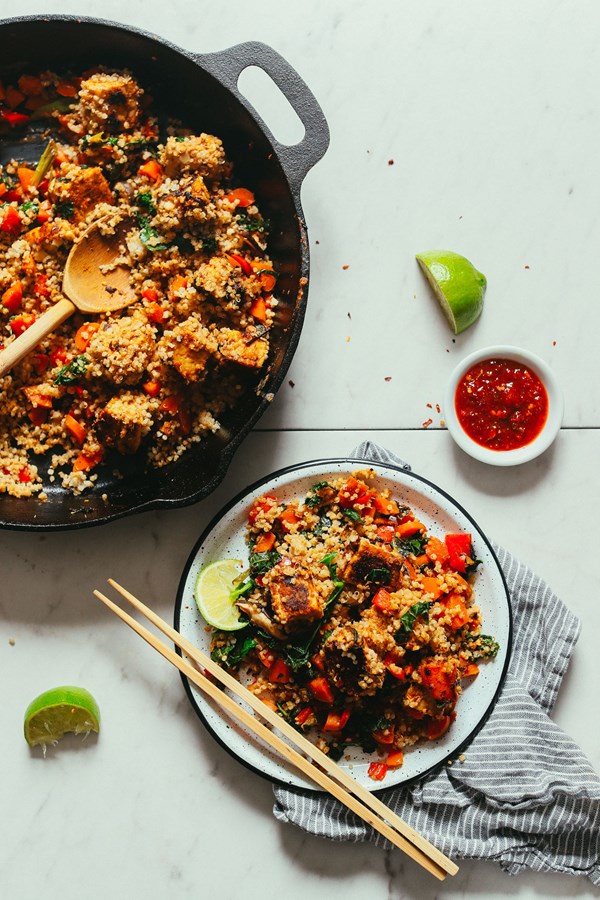 30-minute tempeh stir-fry