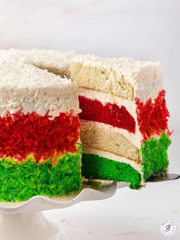 4-layer Christmas cake