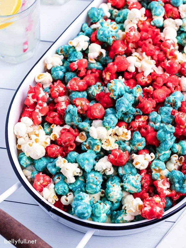 4th of July caramel corn