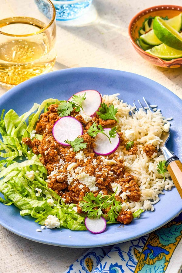 5-ingredient turkey taco bowls