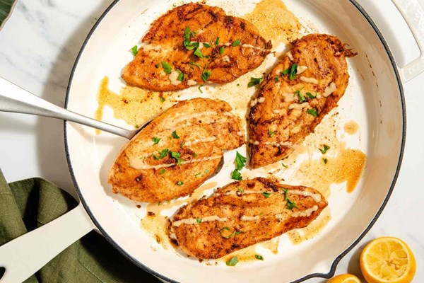 5-ingredinet garlic-tahini chicken 