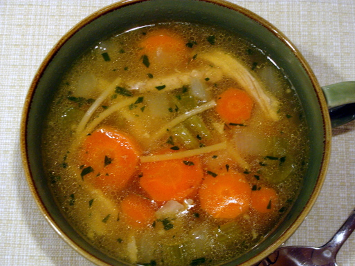 60-Minute chicken stock