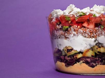 7-layer Greek meze dip