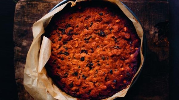 A big fruit cake