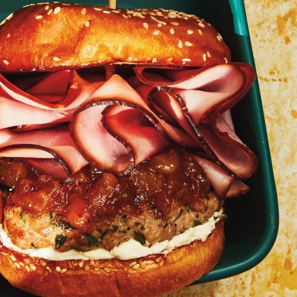 A burger for Dad