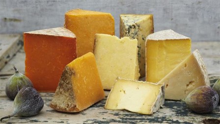 A Christmas cheeseboard