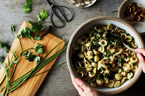 A cure for the blues pasta
