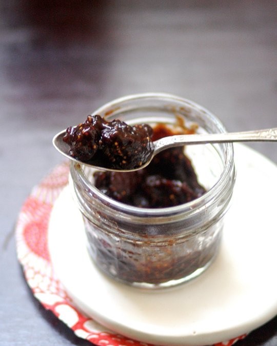 A dark and sticky fruit chutney