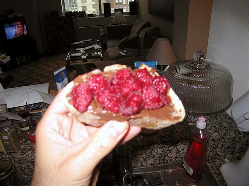 A decadent snack