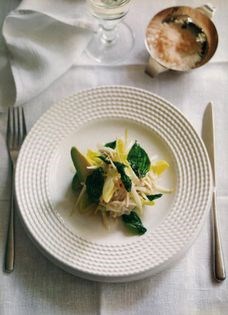 A delicious mudcrab salad