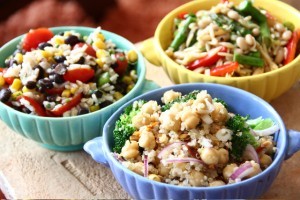 A formula for bean and grain salads