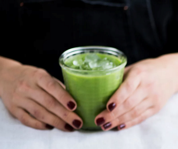 A friendly green smoothie
