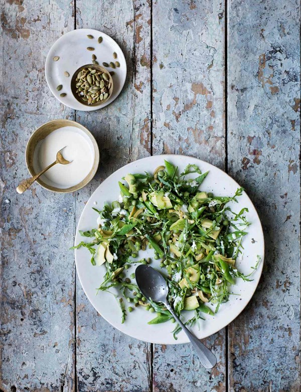 A green lunch salad