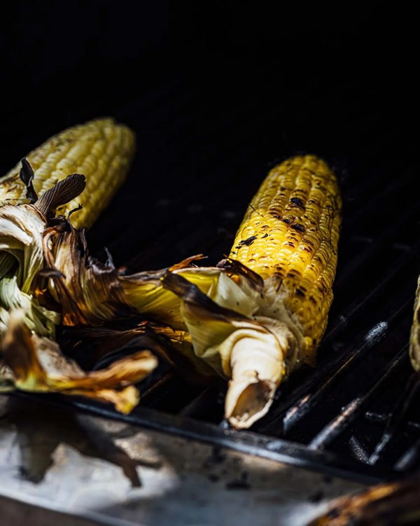 A grilled corn feast