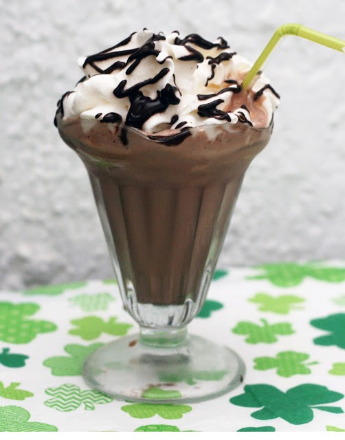 A grown-up shamrock shake