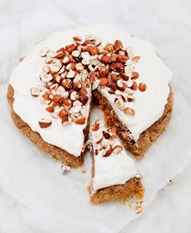 A “healthier” carrot cake
