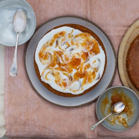 A jam-packed lemon drizzle layer cake