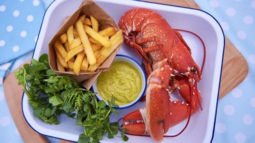 A lobster supper