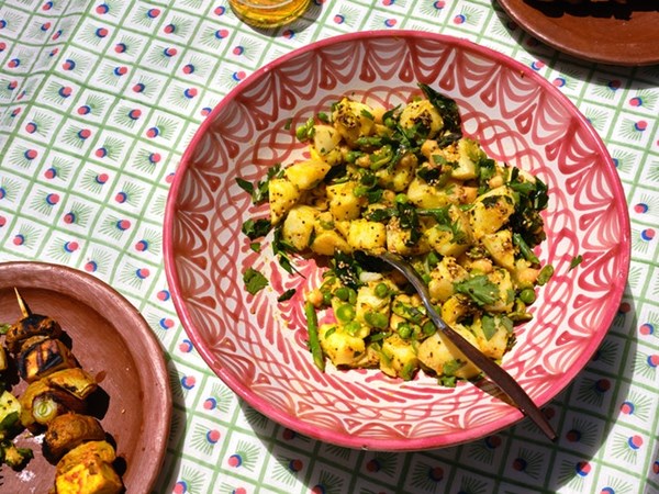 A maximalist potato salad