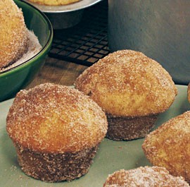 A muffin that tastes like a doughnut