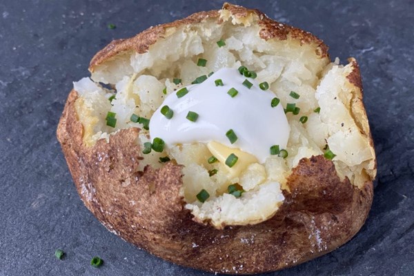 A perfect baked potato