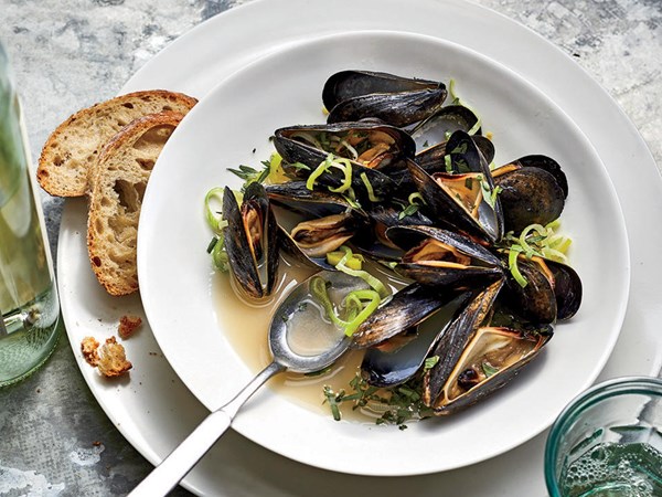 A perfect pot of mussels