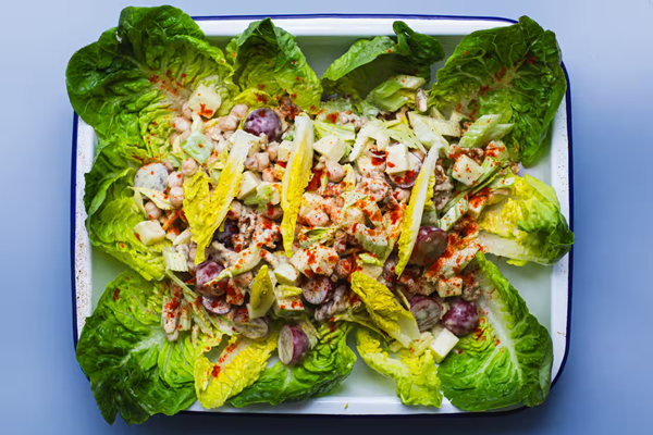 A plant-based Waldorf salad
