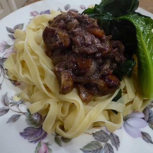 A rich stew of wild boar (Le civet de sanglier)