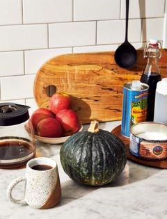 A roasted squash soup